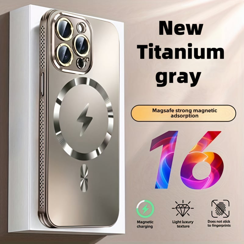 Telefono dėklas Apple iPhone 16 Pro Max, TPU medžiaga, šilumos išsklaida, Instagram stilius