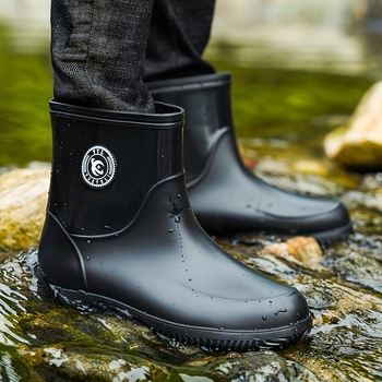 Vīriešu zābaki ar auklām, augšējais materiāls mākslīgā PU, zems šafts, Martin Boots stils