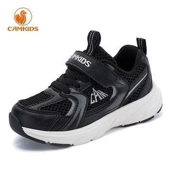 CAMKIDS Vaikų sportbačiai berniukams 4–6 metų, kvėpuojantis tinklinis viršus, neslystanti padą