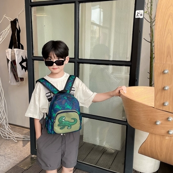 Bērnu audekla mugursoma ar anime rakstu – elpojoša, ultra viegla, bērniem draudzīgs stils