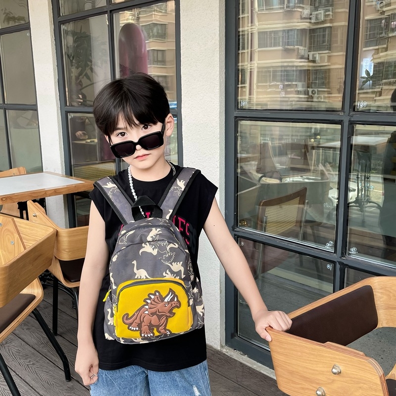 Bērnu audekla mugursoma ar anime rakstu – elpojoša, ultra viegla, bērniem draudzīgs stils