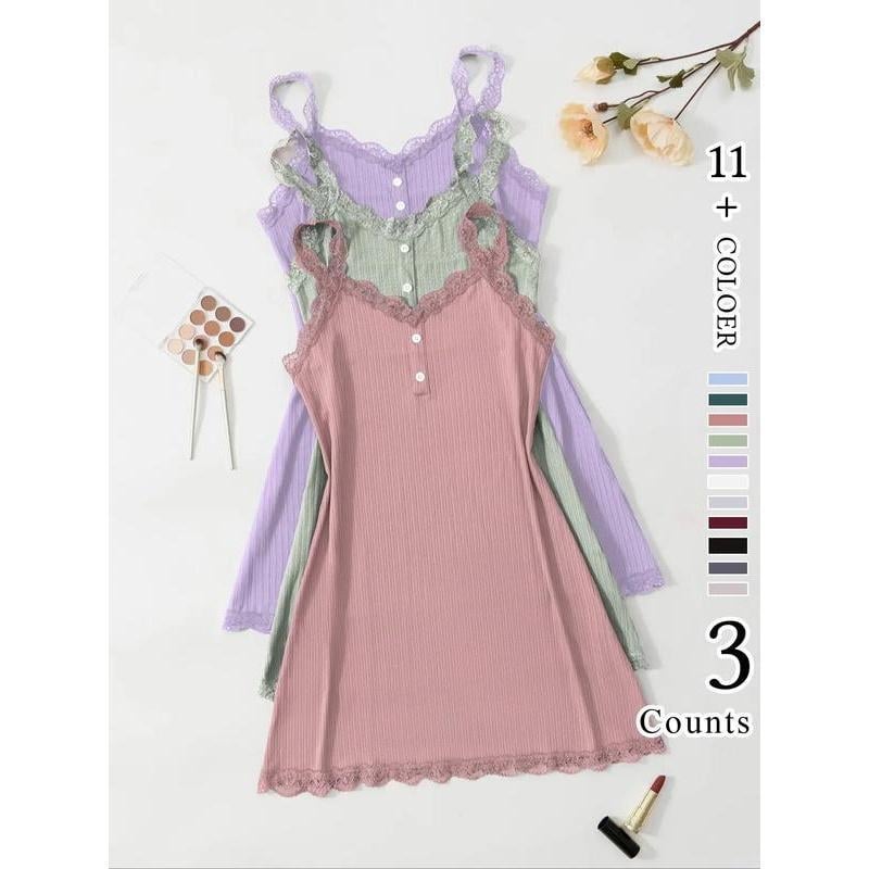 Női hálóruha csipkével, elöl gombokkal és satin masnival, féloldalas plüss anyag, pamut tartalom kevesebb mint 30%, 2025 tavasz