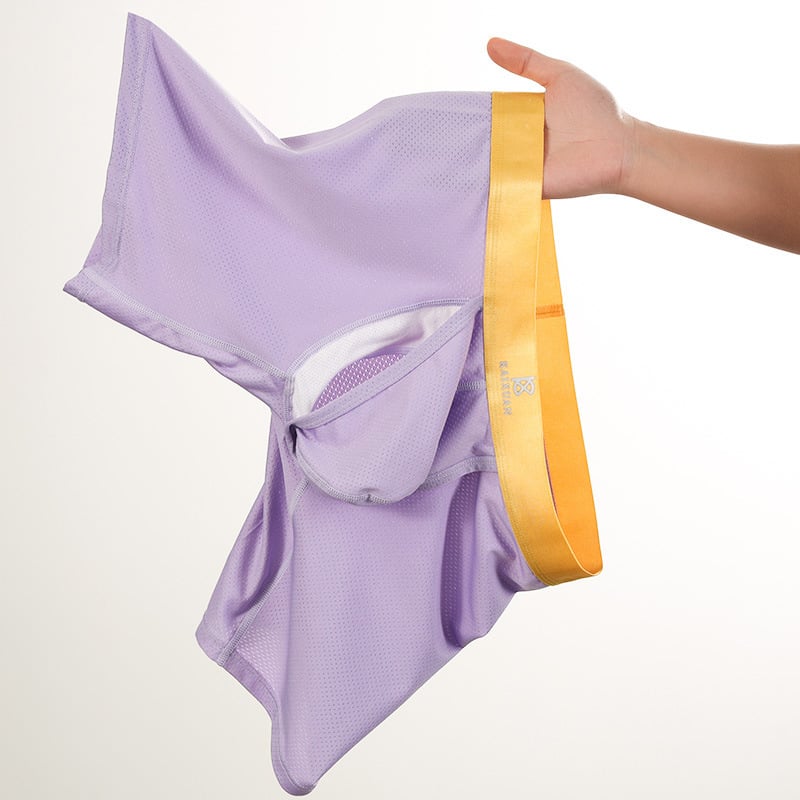 Muške bokserice protiv trenja, produžena verzija, Ice Silk, brzo suše, prozračna mrežasta tkanina