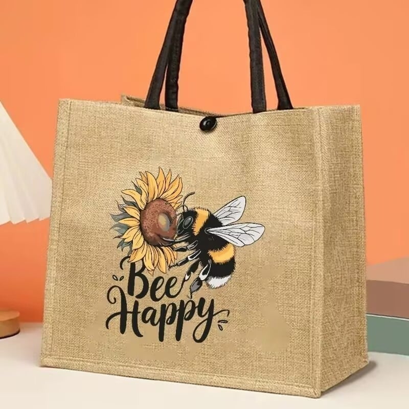 Lininė tote rankinė, pagalvės formos, nailoninis pamušalas, virviniu uždarymu, pavasaris 2025