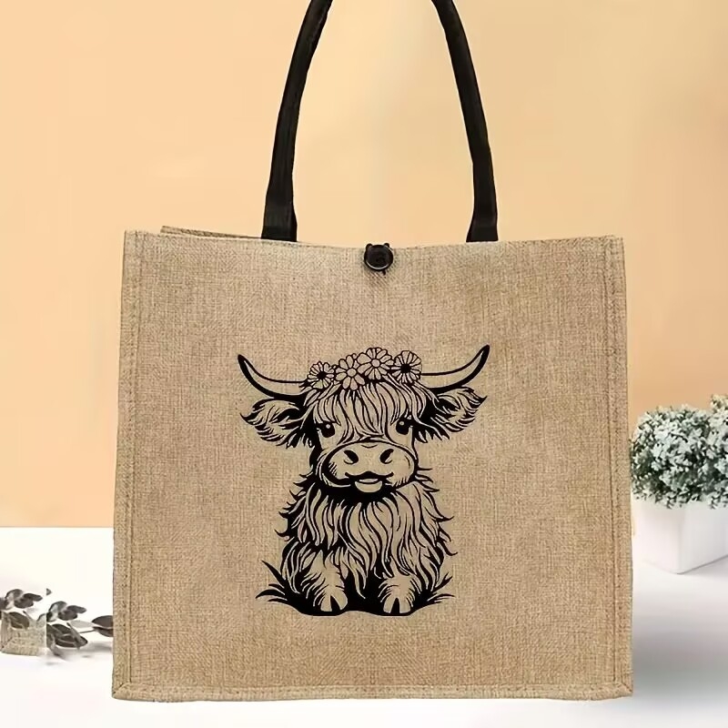 Lininė tote rankinė, pagalvės formos, nailoninis pamušalas, virviniu uždarymu, pavasaris 2025