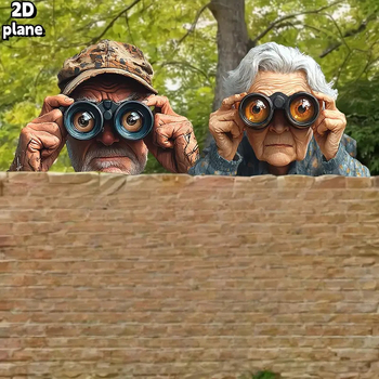 Vrtni ograda znak umjetnička dekoracija privjesak, PVC izrezbarivanje, moderni minimalistički stil, kategorija Peeping