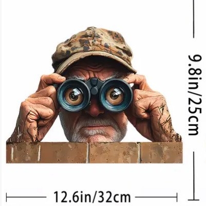 Vrtni ograda znak umjetnička dekoracija privjesak, PVC izrezbarivanje, moderni minimalistički stil, kategorija Peeping