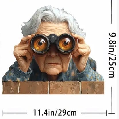 Vrtni ograda znak umjetnička dekoracija privjesak, PVC izrezbarivanje, moderni minimalistički stil, kategorija Peeping