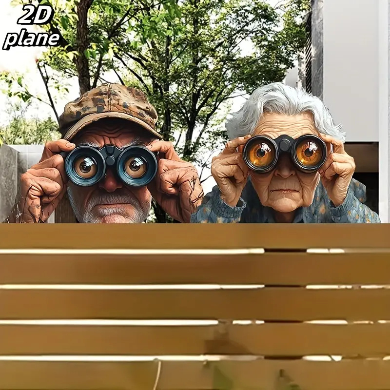 Vrtni ograda znak umjetnička dekoracija privjesak, PVC izrezbarivanje, moderni minimalistički stil, kategorija Peeping