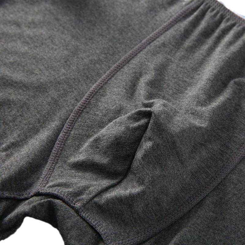 Muške bokserice s prozračnom viskoznom tkaninom, pleteni materijal, srednja visina struka, natpis s slovima