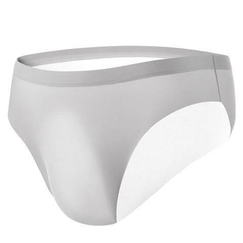 Vīriešu biksītes Ice Silk, 3D reljefs, daļēji caurspīdīgas, vidējā josta, ātra žūšana