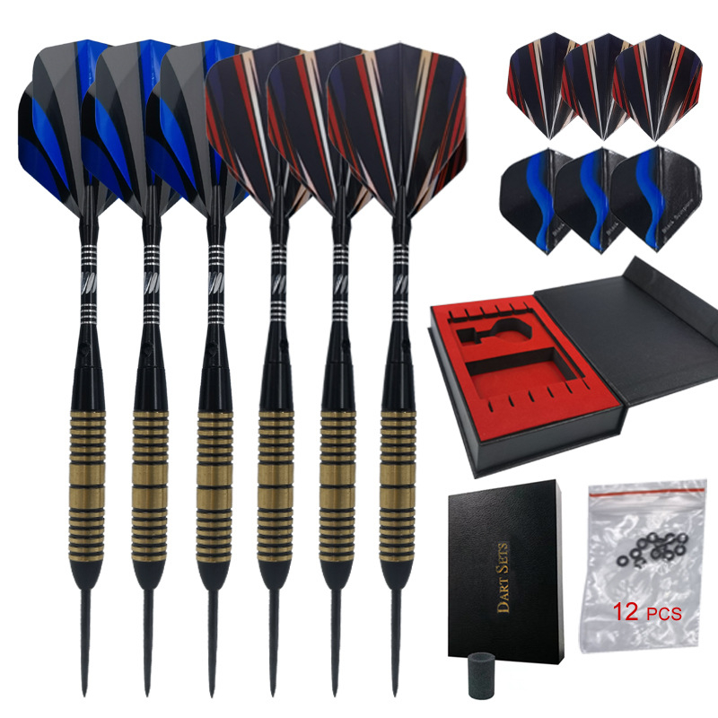 Jinhui dārts komplekts, alumīnija sakausējums, svars 22 g, adatu gals, dāvanu kastīte