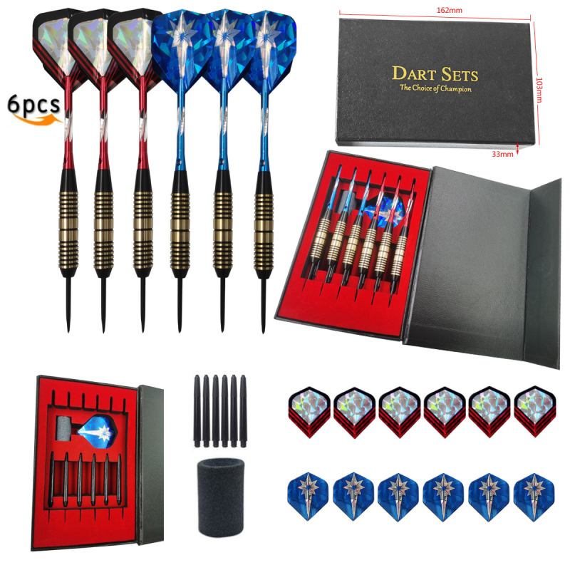 Jinhui dārts komplekts, alumīnija sakausējums, svars 22 g, adatu gals, dāvanu kastīte