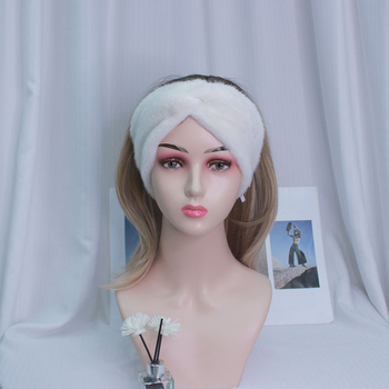 Korejas stila matu lente ar loku, rūtains raksts, materiāls: Cits