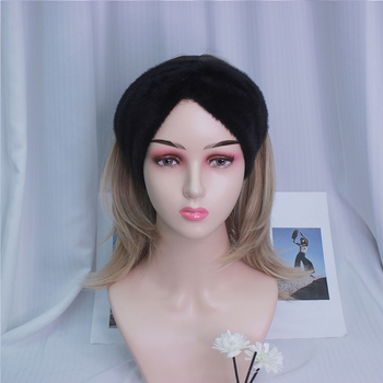 Korejas stila matu lente ar loku, rūtains raksts, materiāls: Cits