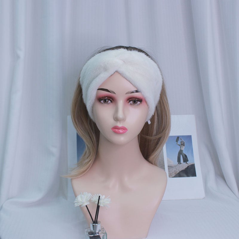 Korejas stila matu lente ar loku, rūtains raksts, materiāls: Cits