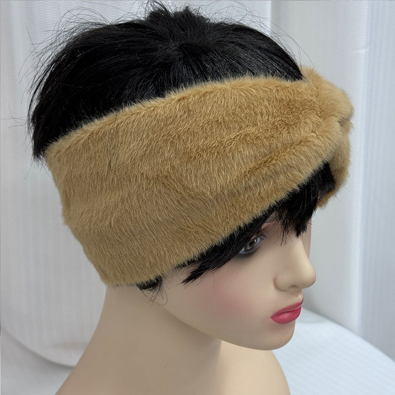 Korejas stila matu lente ar loku, rūtains raksts, materiāls: Cits