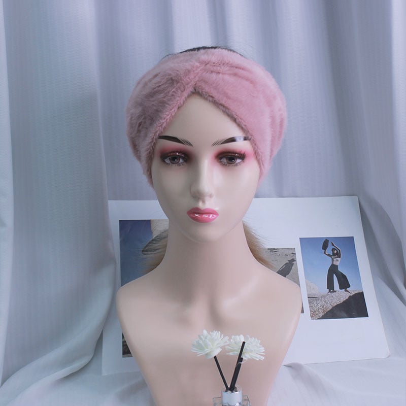 Korejas stila matu lente ar loku, rūtains raksts, materiāls: Cits