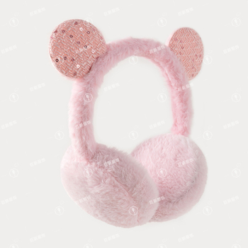 Koreai stílusú fülvédők – aranyos kör alakú fülek, plüss meleg téli kültéri használatra, uniszex felnőttek