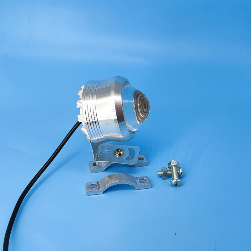 Motorkerékpár LED fényszóró, univerzális 12-85V, állítható fényerő, magas és alacsony fény