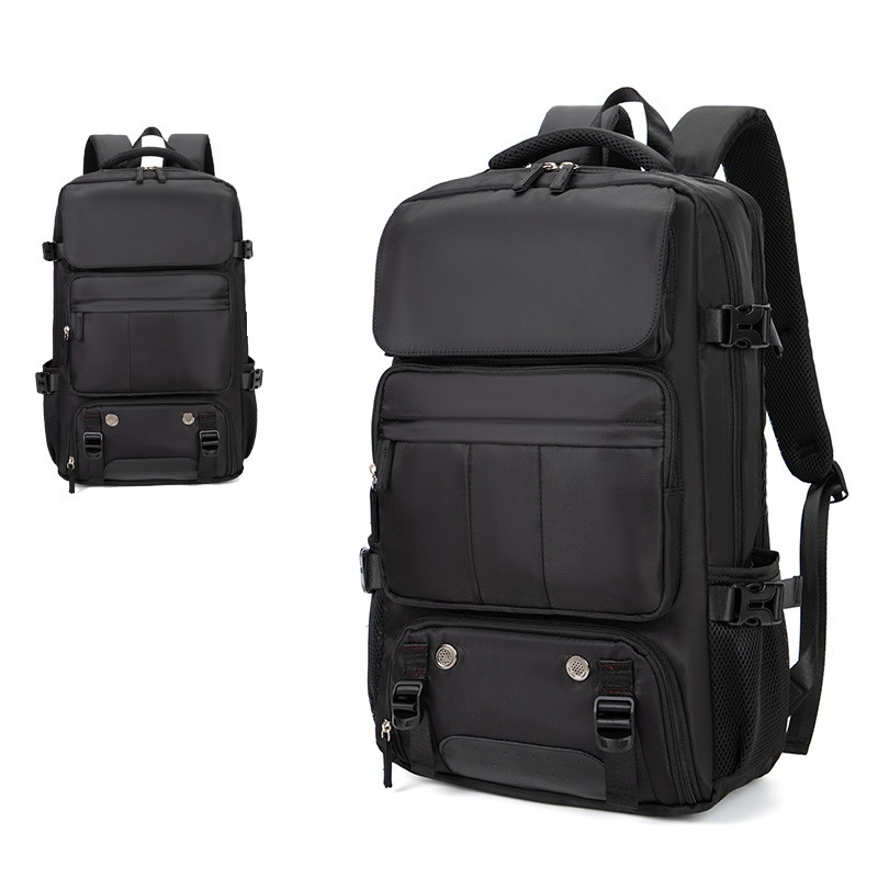 Ceļojumu mugursoma ar lielu ietilpību, USB interfeiss, 36–55L, Oxford audums, piemērots 16 collu klēpjdatoram, izliektas plecu siksnas