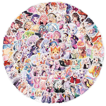 Naljepnice graffiti u japanskom stilu – vodootporne, samoljepljive dekorativne naljepnice za telefone, prtljagu i prijenosna računala (tiskarski proces)