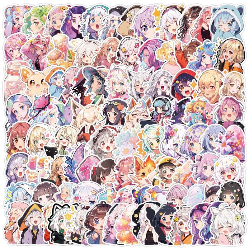 Naljepnice graffiti u japanskom stilu – vodootporne, samoljepljive dekorativne naljepnice za telefone, prtljagu i prijenosna računala (tiskarski proces)