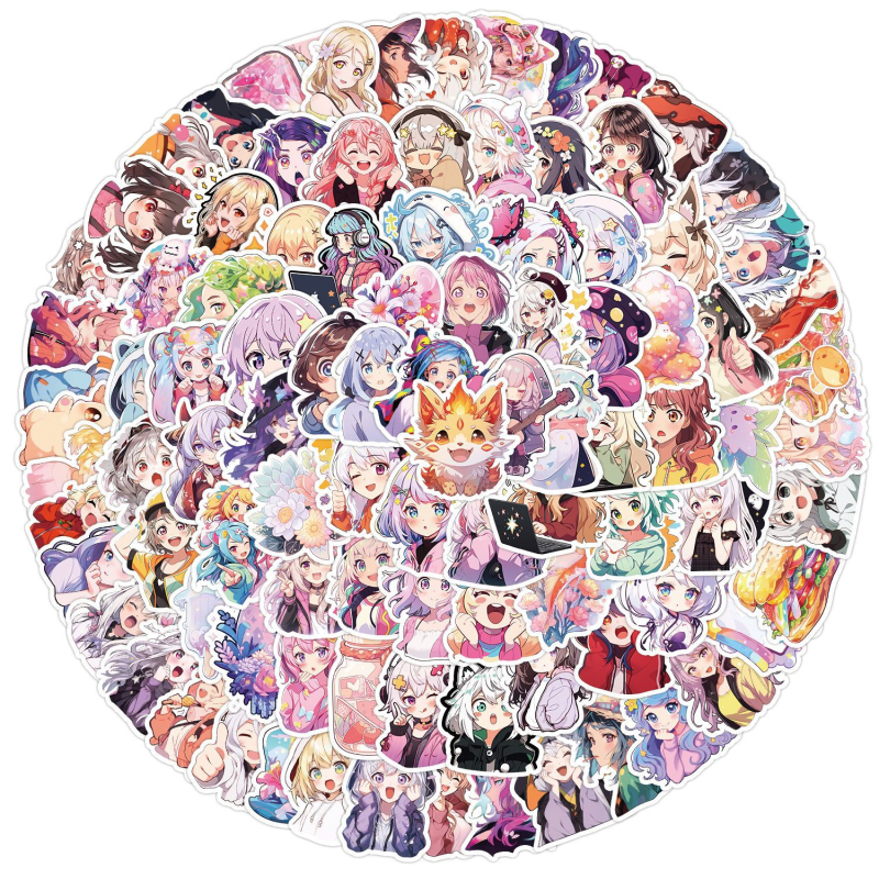 Naljepnice graffiti u japanskom stilu – vodootporne, samoljepljive dekorativne naljepnice za telefone, prtljagu i prijenosna računala (tiskarski proces)