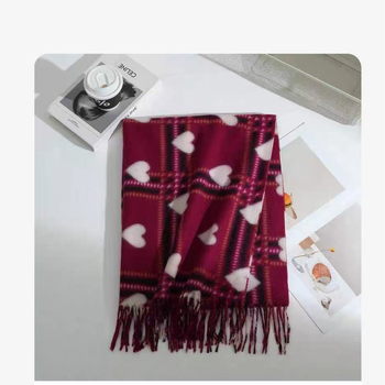 Женски вълнен шал с каре и пискюли, мек и топъл, квадратен шал за рамене • В наличност • Код: JH-SJHS • Стартиране: пролет 2022 • Сезон: зима