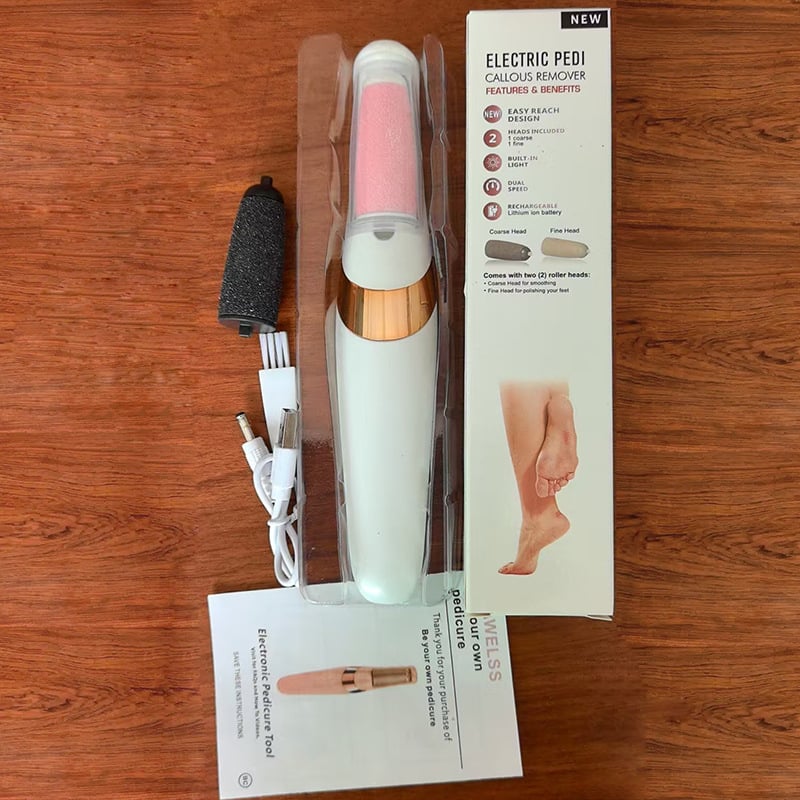 Pilă electrică pentru picioare cu perie automată – îndepărtare a pielii moarte, model qwt-385, lansare 2025-06-30