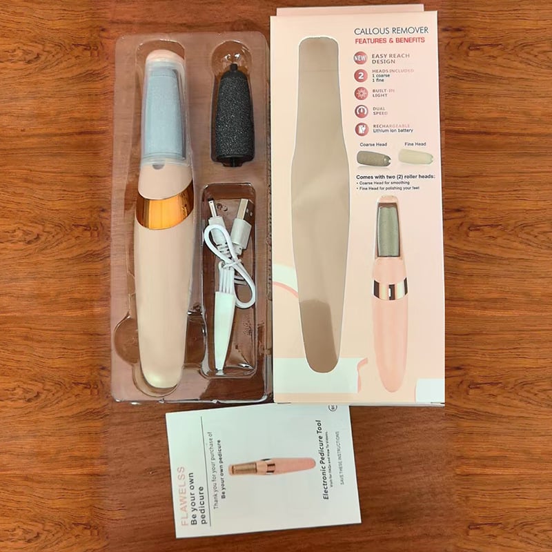 Pilă electrică pentru picioare cu perie automată – îndepărtare a pielii moarte, model qwt-385, lansare 2025-06-30