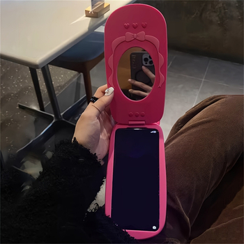 Silicone telefona vāciņš iPhone 16 Pro Max – mīļš rozes motīvs, triecienizturīgs