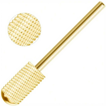 Volframa tērauda cilindriskā kupola veida slīpēšanas galva nagu noņemšanai un pedikīram — nagu virsmas pulēšanas instruments, OEM nomaiņa, tīrais saturs 6.7