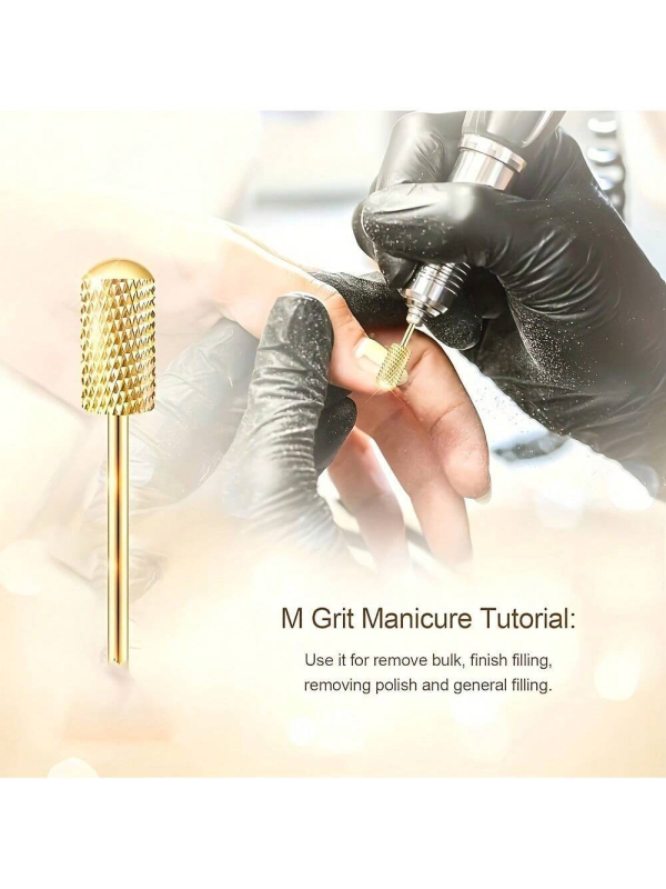 Volframa tērauda cilindriskā kupola veida slīpēšanas galva nagu noņemšanai un pedikīram — nagu virsmas pulēšanas instruments, OEM nomaiņa, tīrais saturs 6.7