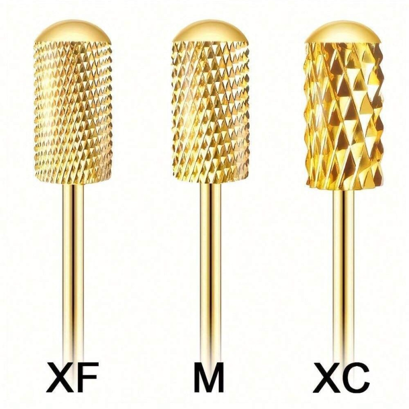 Volframa tērauda cilindriskā kupola veida slīpēšanas galva nagu noņemšanai un pedikīram — nagu virsmas pulēšanas instruments, OEM nomaiņa, tīrais saturs 6.7
