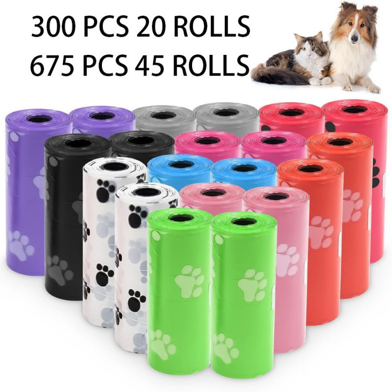 Jednokratne vrećice za pseće izmeti – plastične vrećice za otpad za pse; Materijal: polipropilen, polietilen; Za pse; Izvozna ekskluzivna opskrba