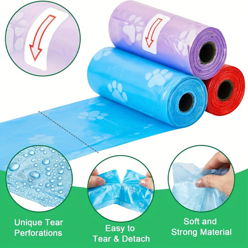 Jednokratne vrećice za pseće izmeti – plastične vrećice za otpad za pse; Materijal: polipropilen, polietilen; Za pse; Izvozna ekskluzivna opskrba