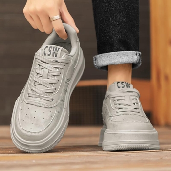 Platformas kurpes, ādas augšdaļa, apaļš purns, aizdare ar šņorēm, 8 cm papēdis