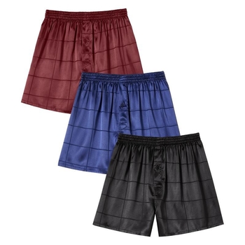 Muške prozračne pamučne bokserice, visok struk, set od 3 komada