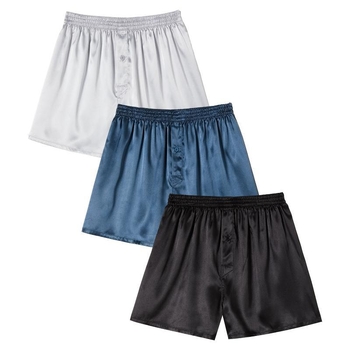 Muške prozračne pamučne bokserice, visok struk, set od 3 komada