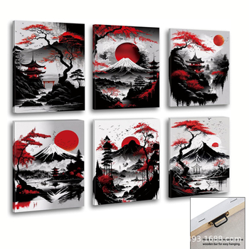 Drobės tapyba, šiuolaikiškas dekoratyvinis sienos meno kūrinys svetainei, įrėminta kieto medžio rėmu, inkjet spausdinimas ant drobės