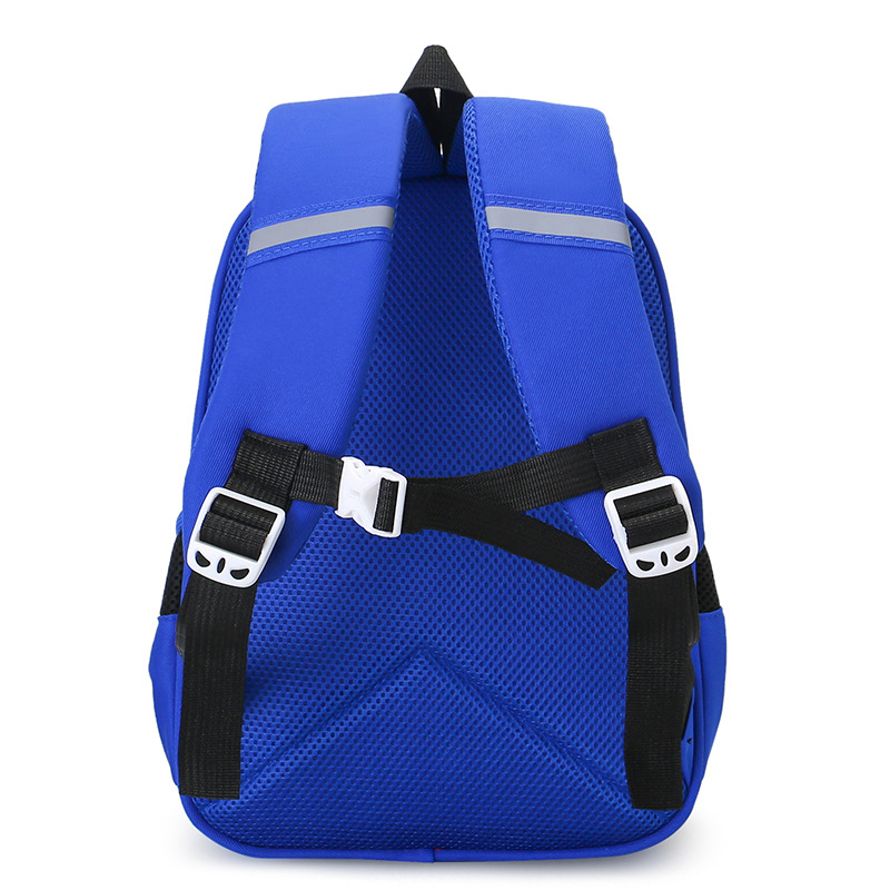 Bērnu mugursoma ar lielu ietilpību, unisex, neilons, elpojoša, izturīga pret nolietošanos, atstarojoša nakts drošībai, anime automašīnas motīvs