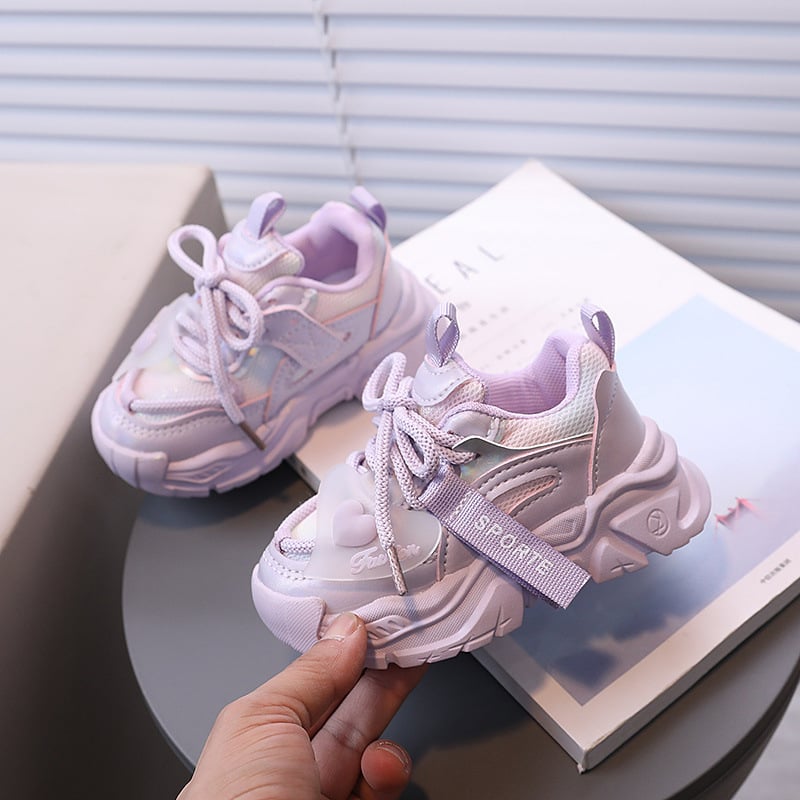 Bērnu elpojošas rudens sporta kurpes, unisex, augšdaļa no sintētiskās ādas, gumijas zole, sprādzes aizdare, izturīgas