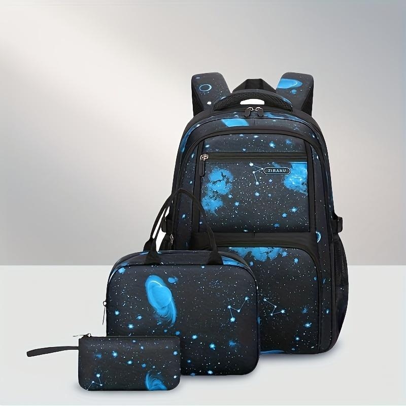 Mugursoma no PU materiāla, zvaigžņotā debess dizains, biznesa ceļojumiem, viegls un saliekams