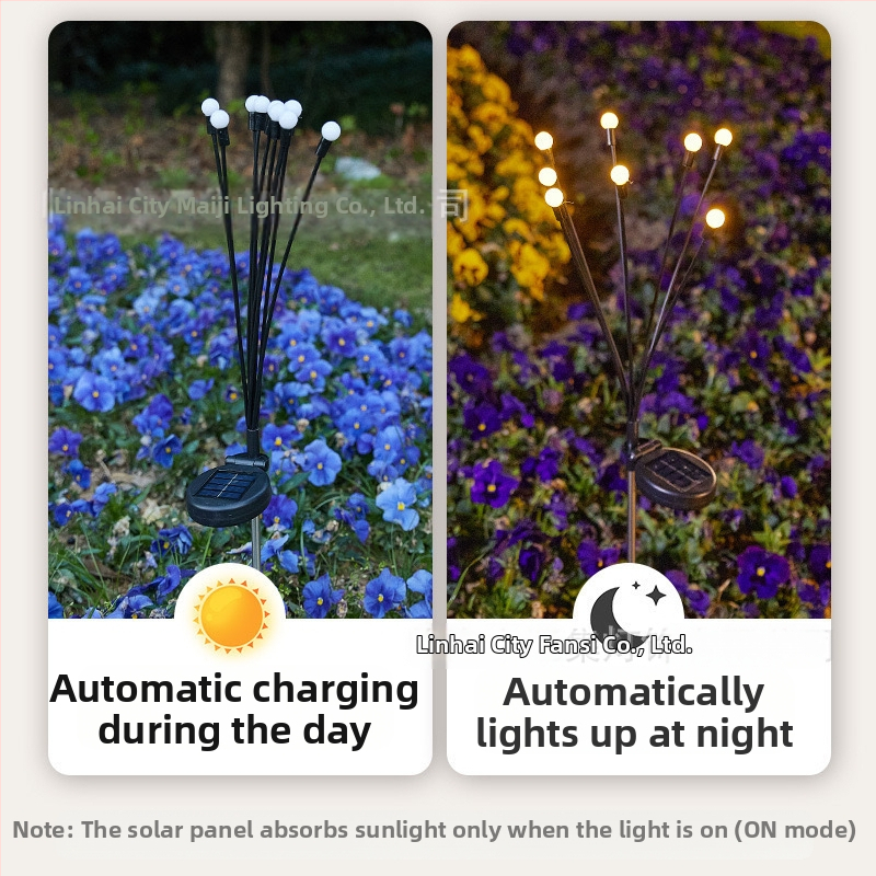 LED solárny záhradný svetelný reťaz s kvetinovým tvarom, IP65 vodeodolný, solárne napájanie, tlačidlové ovládanie, vstupné napätie ≤36