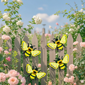 Željezna zidna dekoracija s 3D motivima kukaca — Tipo 0033, Huixin, ukras za vješanje, pastoralni stil