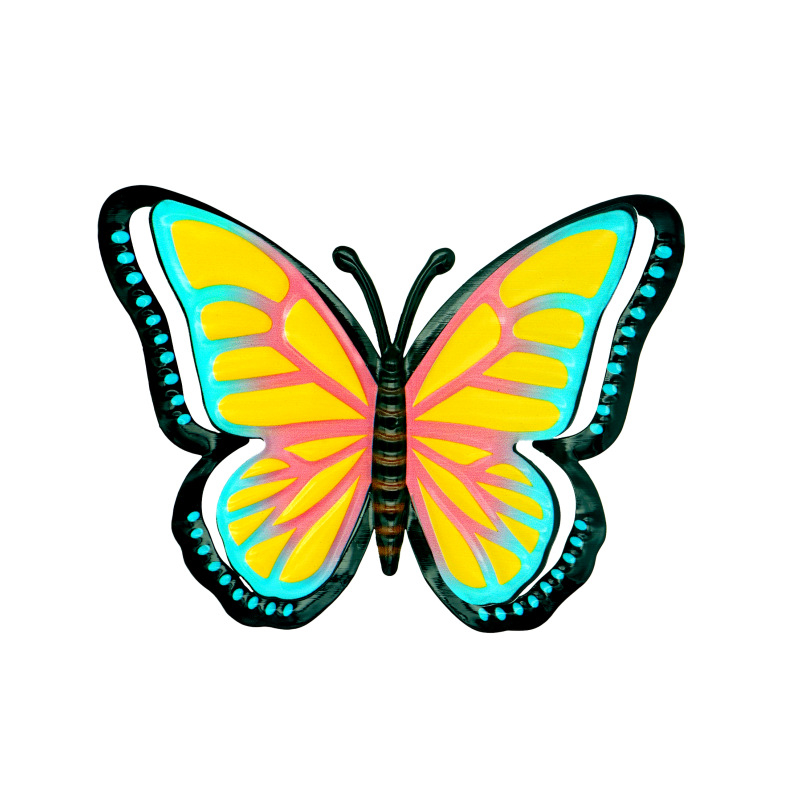 Željezna zidna dekoracija s 3D motivima kukaca — Tipo 0033, Huixin, ukras za vješanje, pastoralni stil