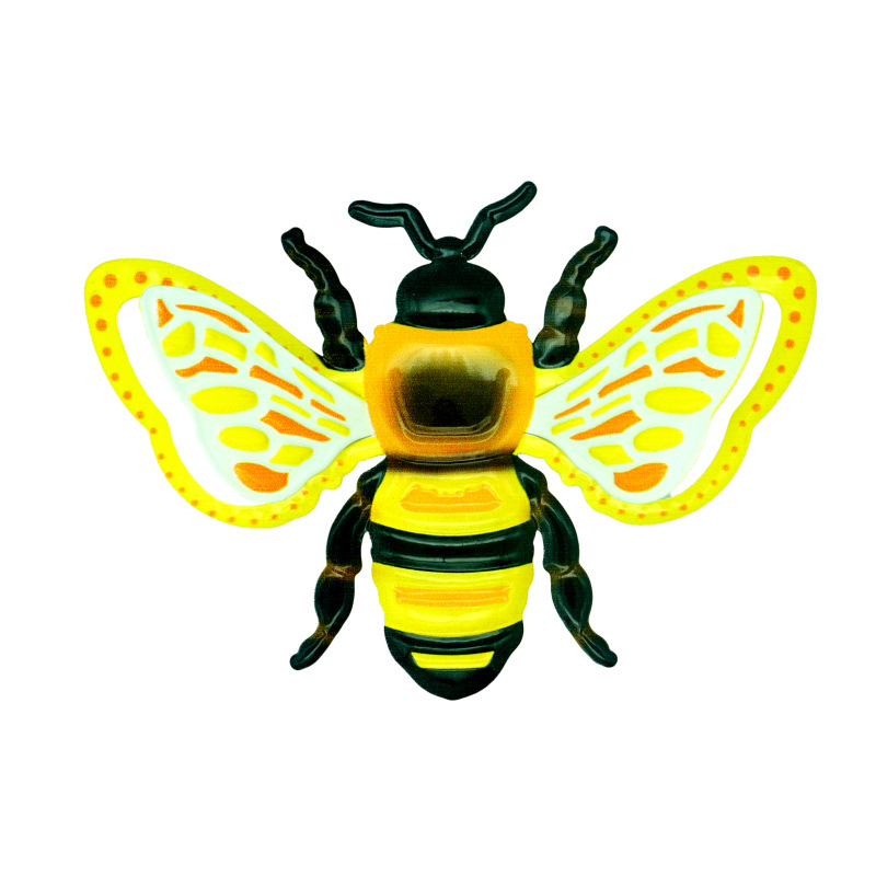 Željezna zidna dekoracija s 3D motivima kukaca — Tipo 0033, Huixin, ukras za vješanje, pastoralni stil