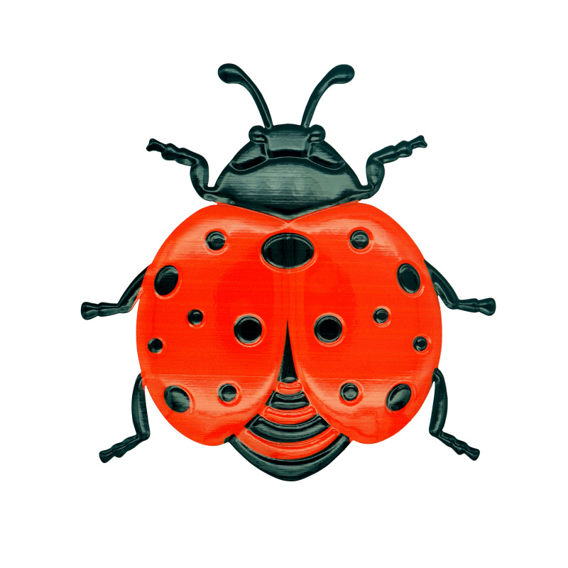 Željezna zidna dekoracija s 3D motivima kukaca — Tipo 0033, Huixin, ukras za vješanje, pastoralni stil