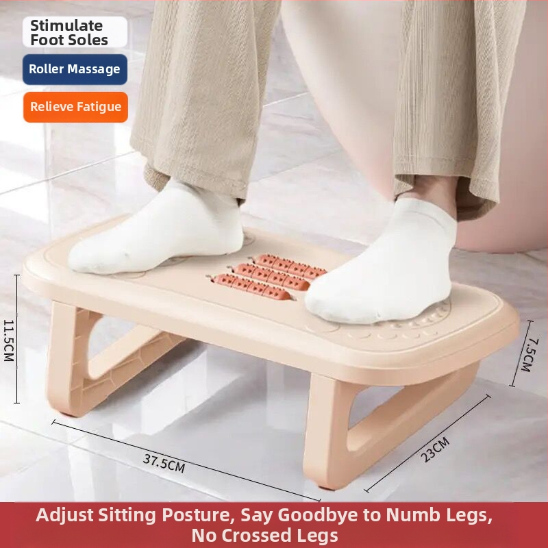 Darba galda kāju pedālis zem galda, mūsdienīgs minimālisks kāju balsts pieaugušajiem